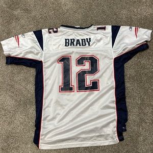 Tom Brady Patriots Jersey - White